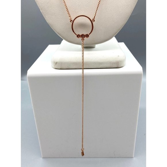 LUV AJ Full Bloom Lariat Necklace NWT - Picture 3 of 3